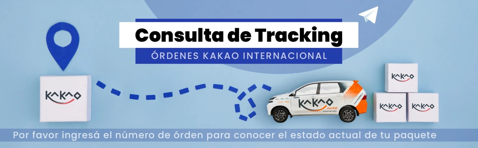 Consulta de Tracking de rdenes Kakao Internacional