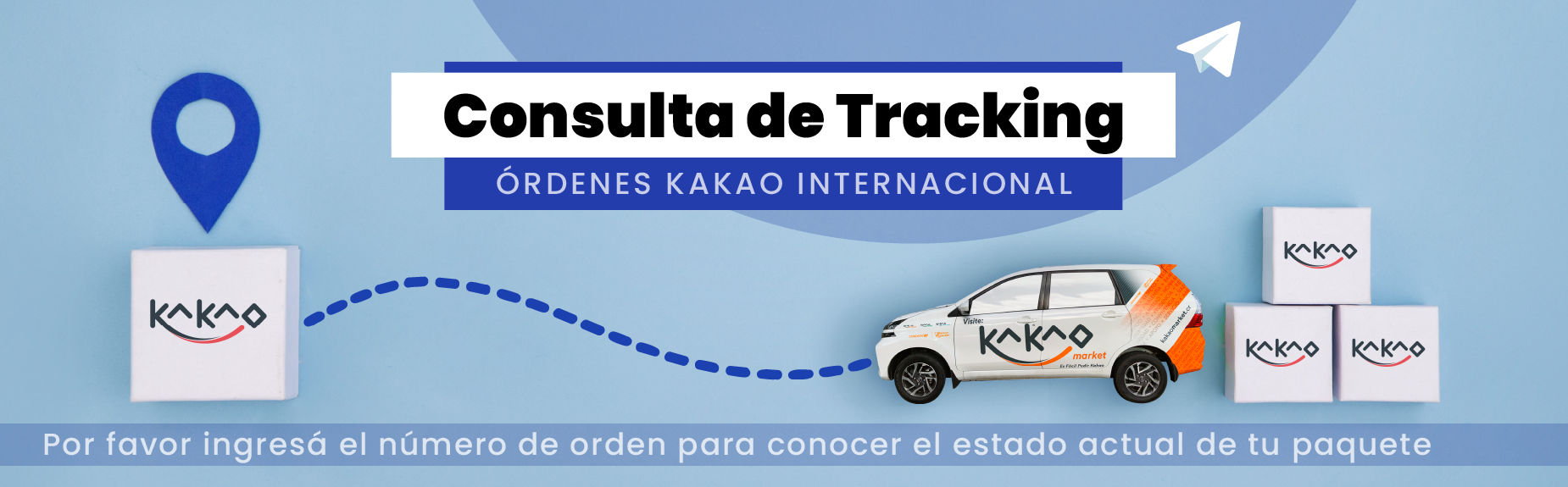 Consulta de Tracking de Órdenes Kakao Internacional