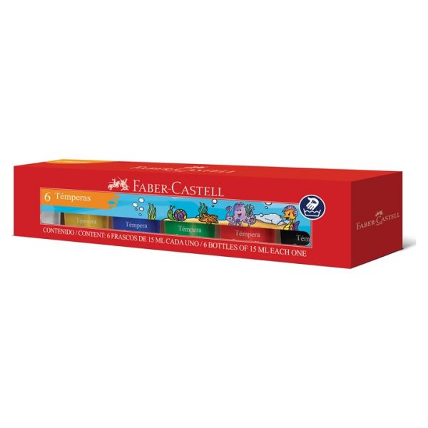 Faber-castell 6 témperas 16 40 03