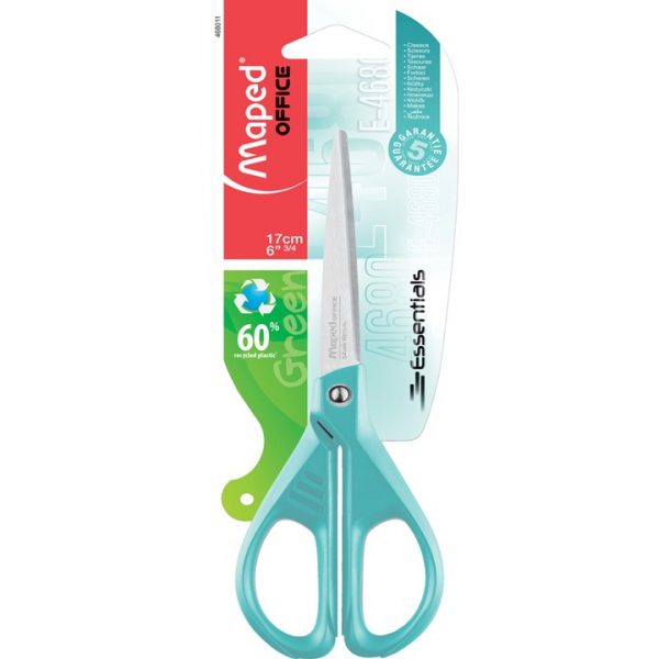 Tijeras maped 17cm office essentials turquesa