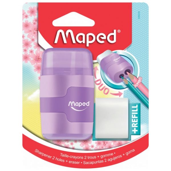 maped sacapuntas 2 agujeros + goma