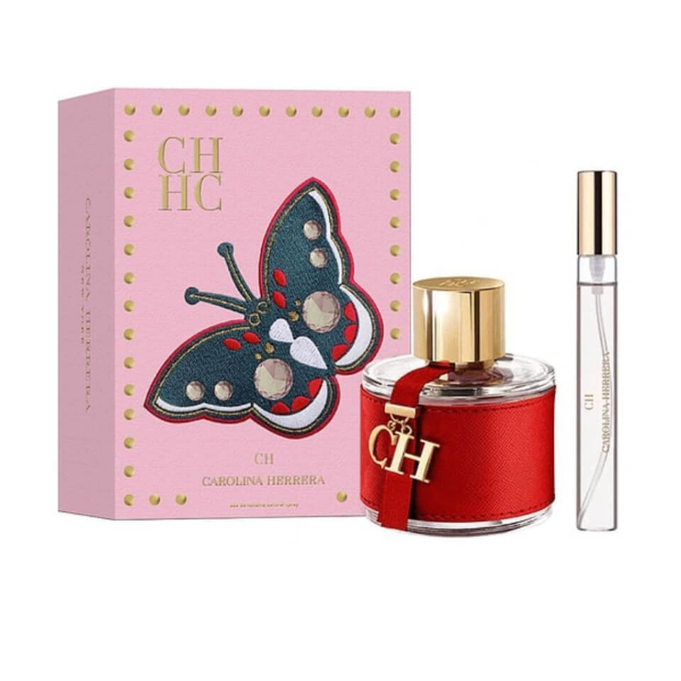Estuche Perfume Carolina Herrera CH 100ml Mujer (2 Piezas)