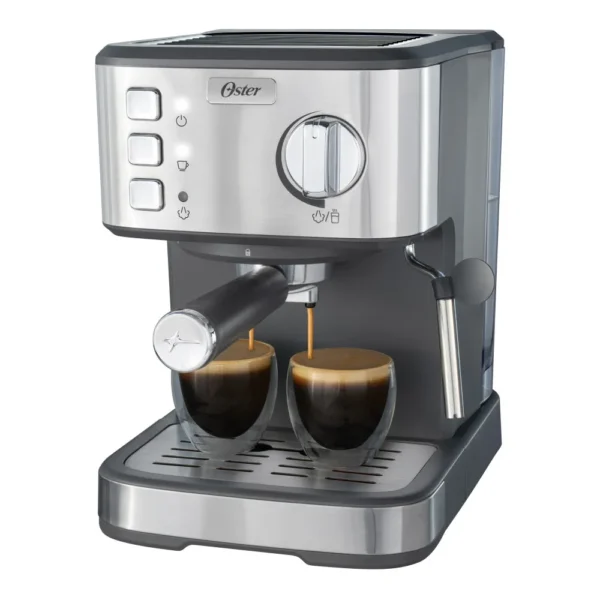 Oster® Cafetera Compacta Prepara hasta 2 Espressos por Ciclo BVSTEM5502