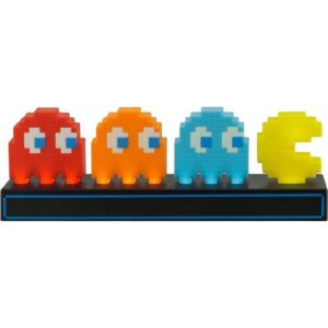 Lámpara Paladone Pacman LED con fantasmas, ideal para gamers