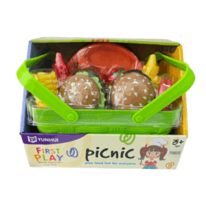 Canasta de Picnic con Accesorios de Comida 3a+