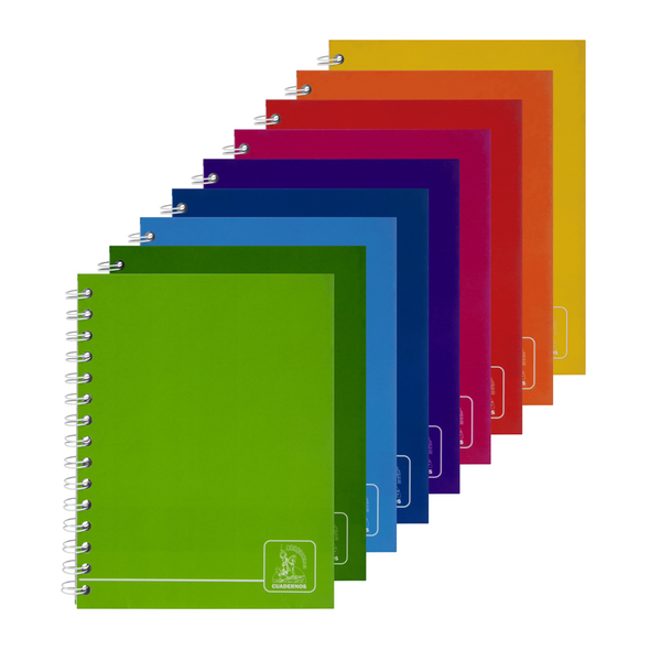 Cuaderno 12 resorte pasta suave rayado 100H L0550100746