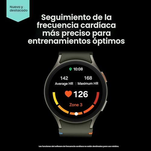 SAMSUNG Galaxy Watch 7 44mm Bluetooth AI Smartwatch con puntuación de energía, consejos de bienestar, seguimiento de frecuencia cardíaca, monitor de sueño, rastreador de fitness, 2024, plateado