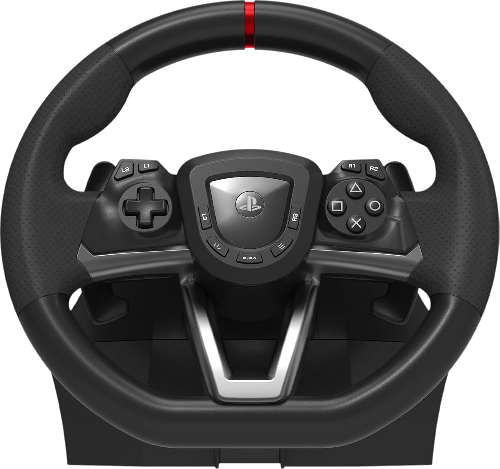 HORI Racing Wheel Apex para Playstation 5, PlayStation 4 y PC, con licencia oficial de Sony, compatible con Gran Turismo 7