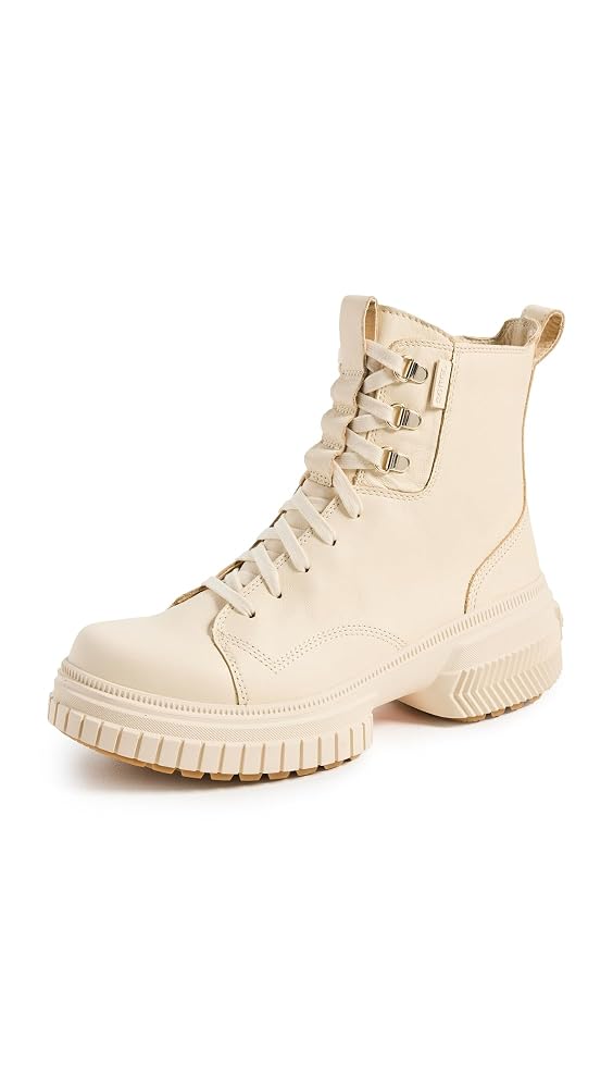 Sorel Women's Ona Ave Lace Boots, Honey White/Sea Salt, 9 Medium US