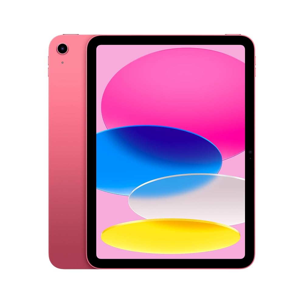 Apple iPad de 11 pulgadas: chip A16, modelo de 11 pulgadas, pantalla Liquid Retina, 128 GB, Wi-Fi 6, cámara frontal de 12 MP y trasera de 12 MP, Touch ID, batería que dura todo el día, rosa