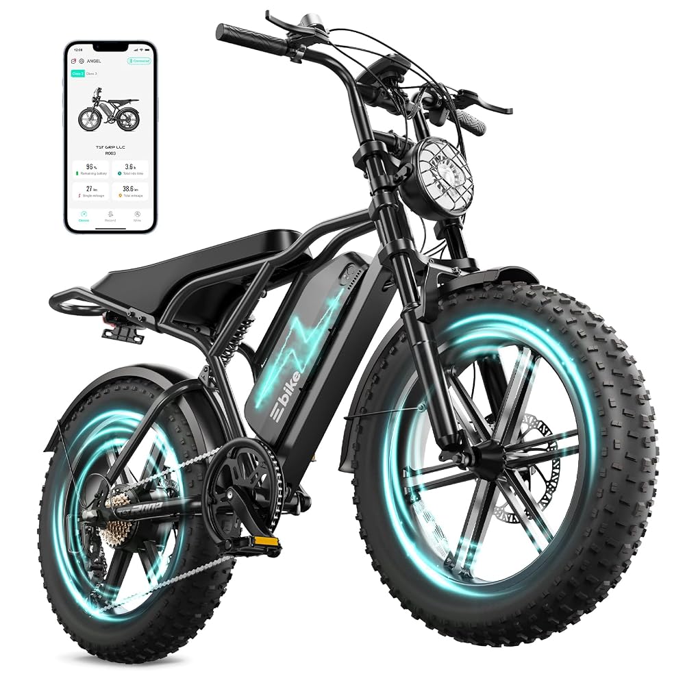 TST Electric Bike for Adults, 48V 25Ah Battery for Urban Cycling