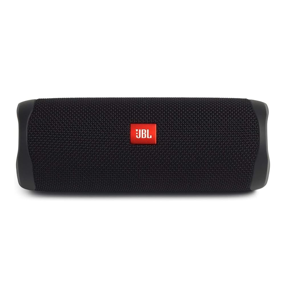 Altavoz Bluetooth portátil impermeable JBL FLIP 5, negro, pequeño