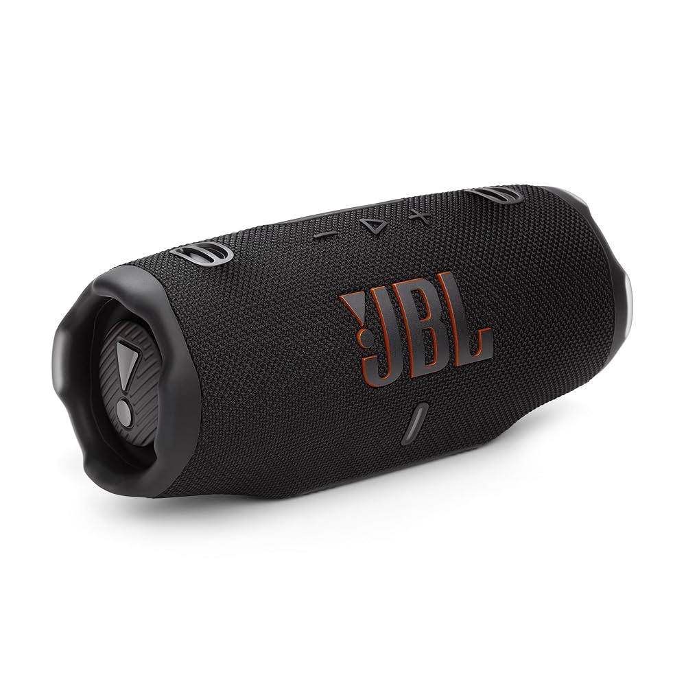 Altavoz Bluetooth portátil JBL Charge 6, resistente al agua y a las caídas, color negro