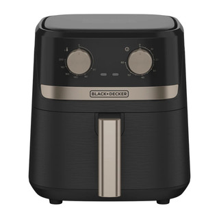 Black + Decker freidora de aire 4.2L con perillas purifry negro - AFBD42-3BDLA