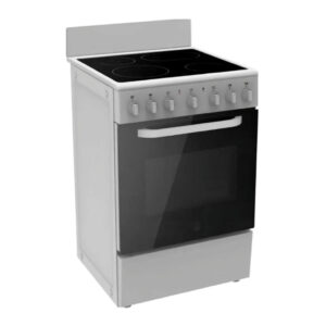 Cocina Eléctrica Midea 24" Vitrocerámica Negra MES24FS2BADBG – 4 Quemadores y Horno de 52 Litros