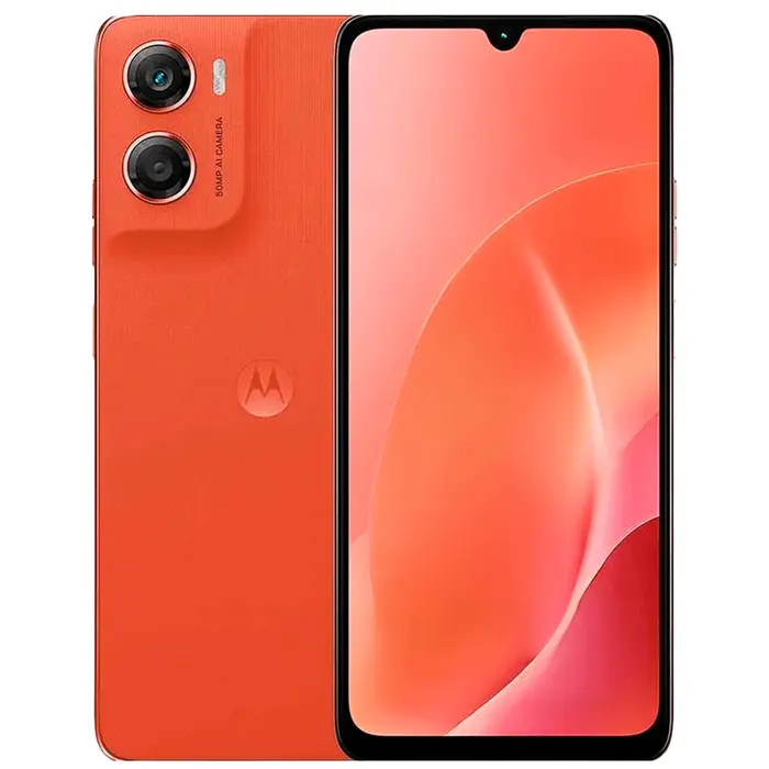 Celular 4G Motorola G06 Naranja 4GB RAM 128GB